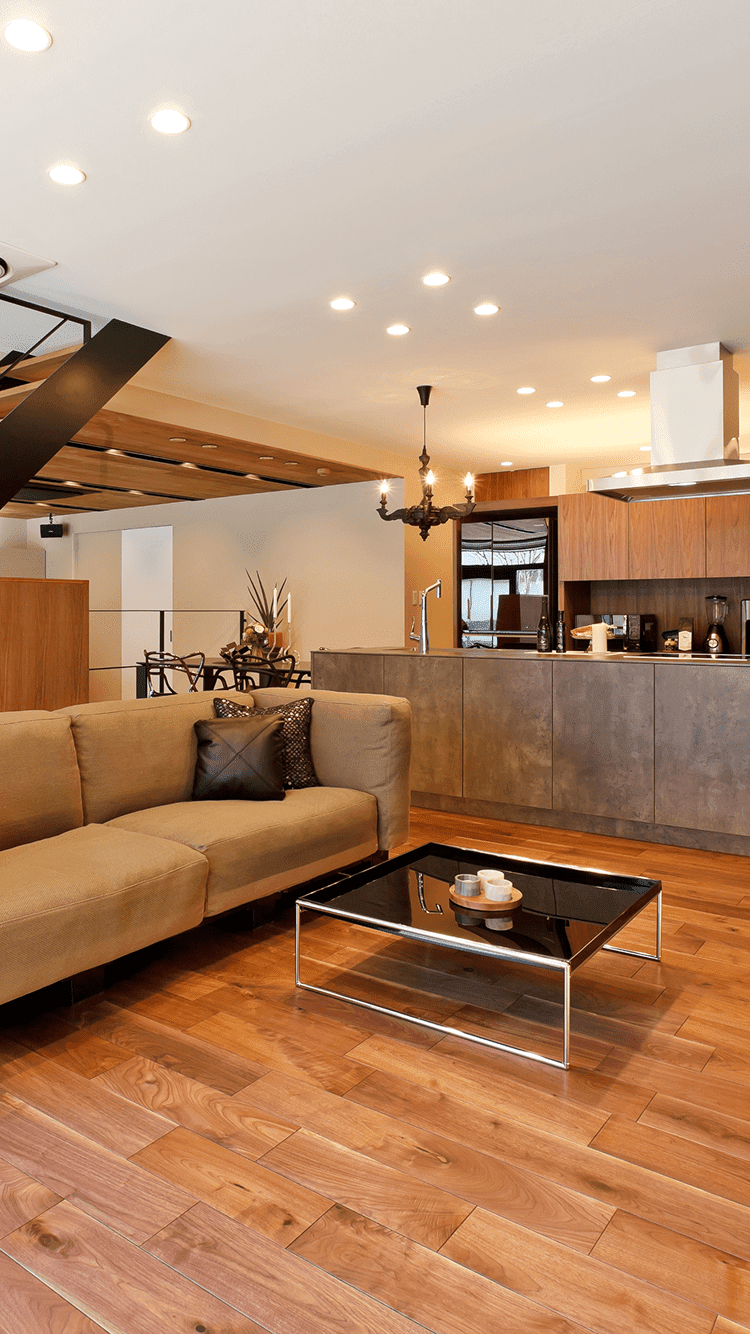 モデルハウスの内観