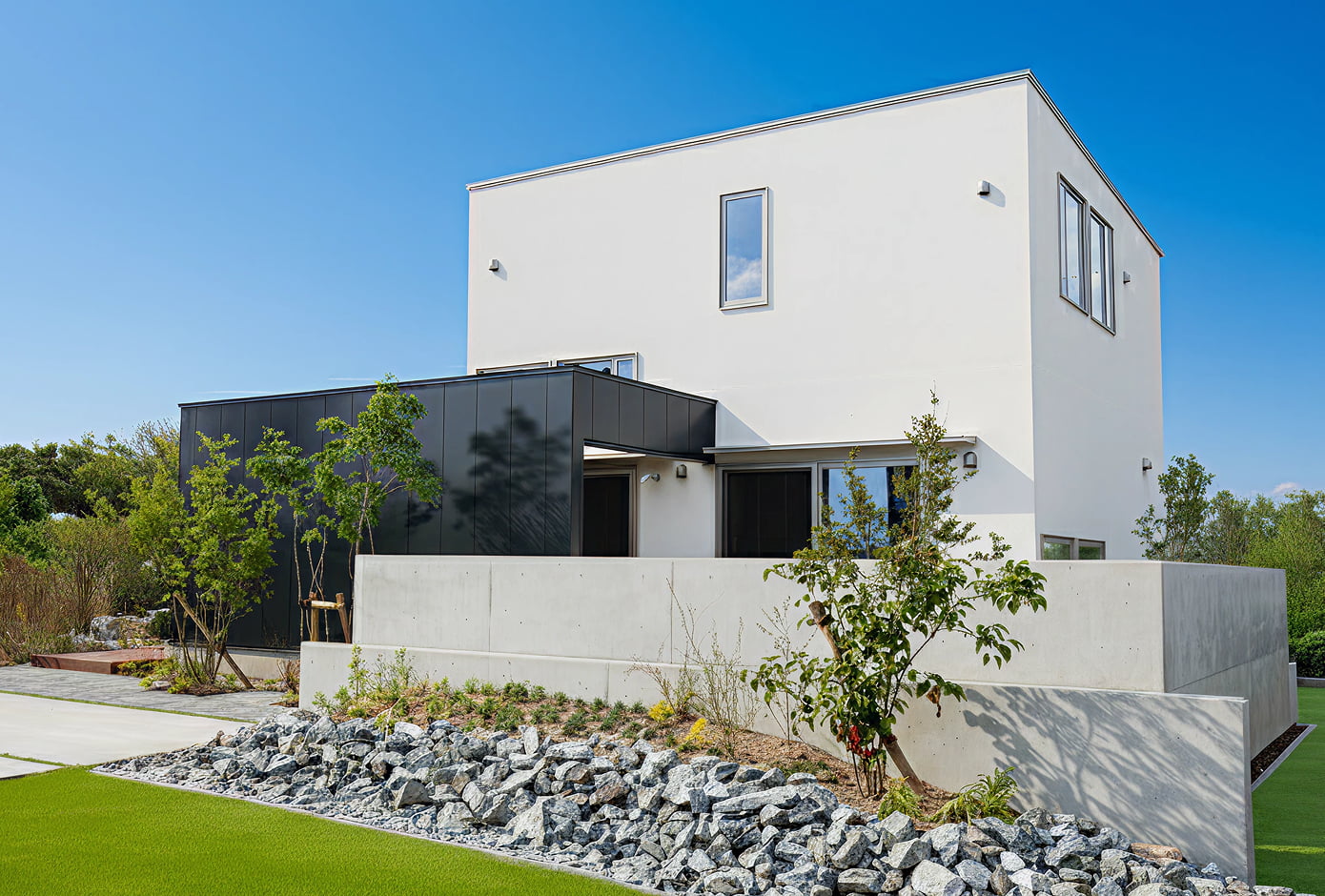 モデルハウスの外観