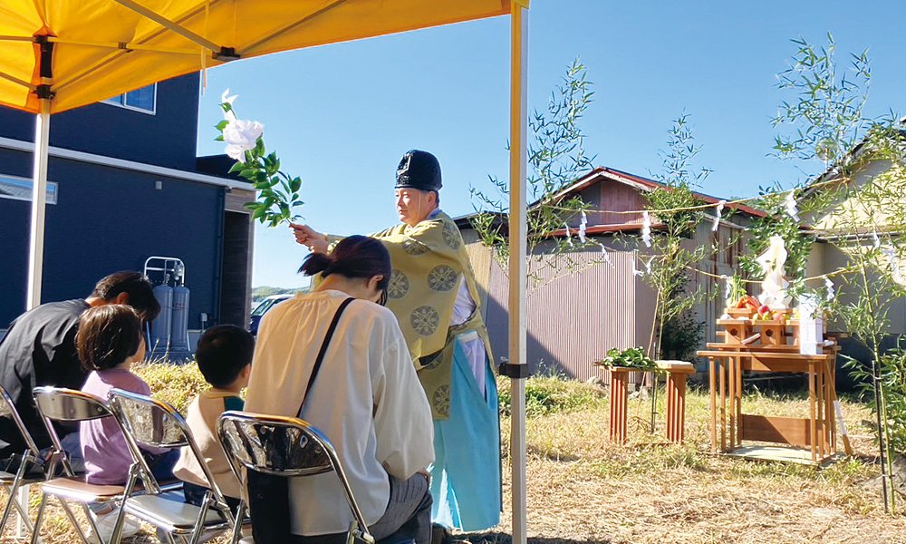 NO.1| 26坪の機能的でミニマルな家 新築工事「地鎮祭の日」