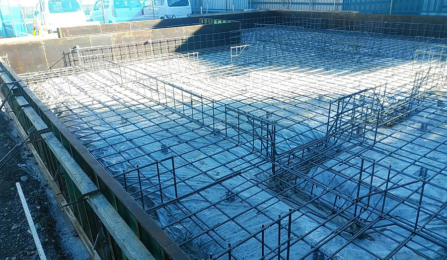 光庭（こうてい）の平屋「基礎工事～基礎配筋工事など～」