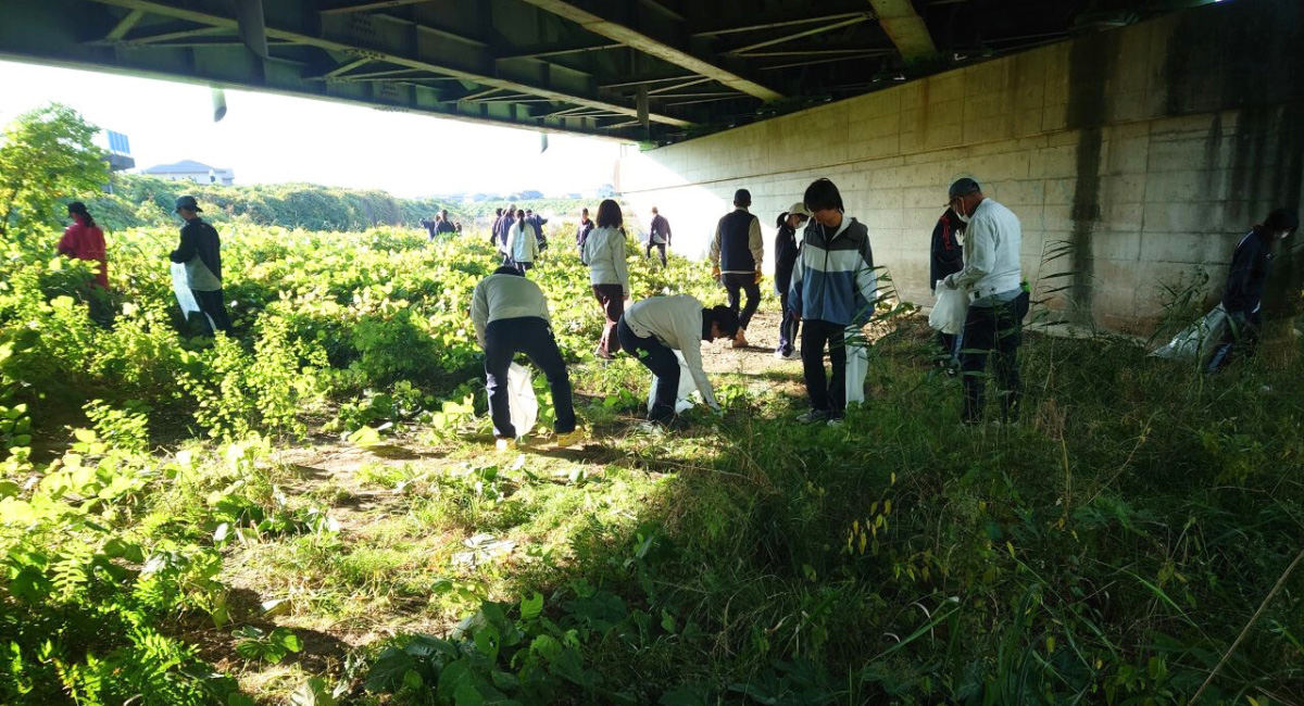 《社会奉仕活動報告》芳川クリーン作戦を実施しました|西遠建設の社会貢献活動レポート