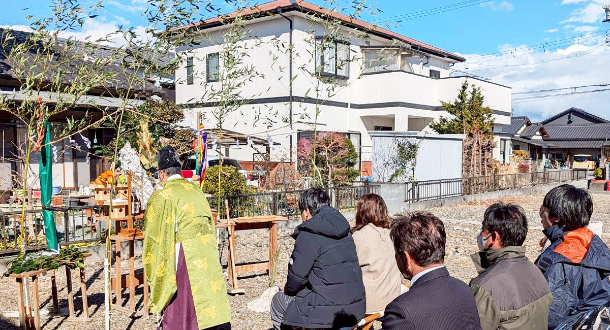 陽だまりに集う家｜ジャパンディな住まいの地鎮祭