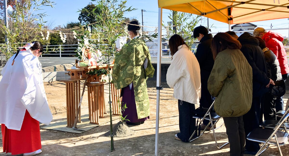 地鎮祭おめでとうございます!