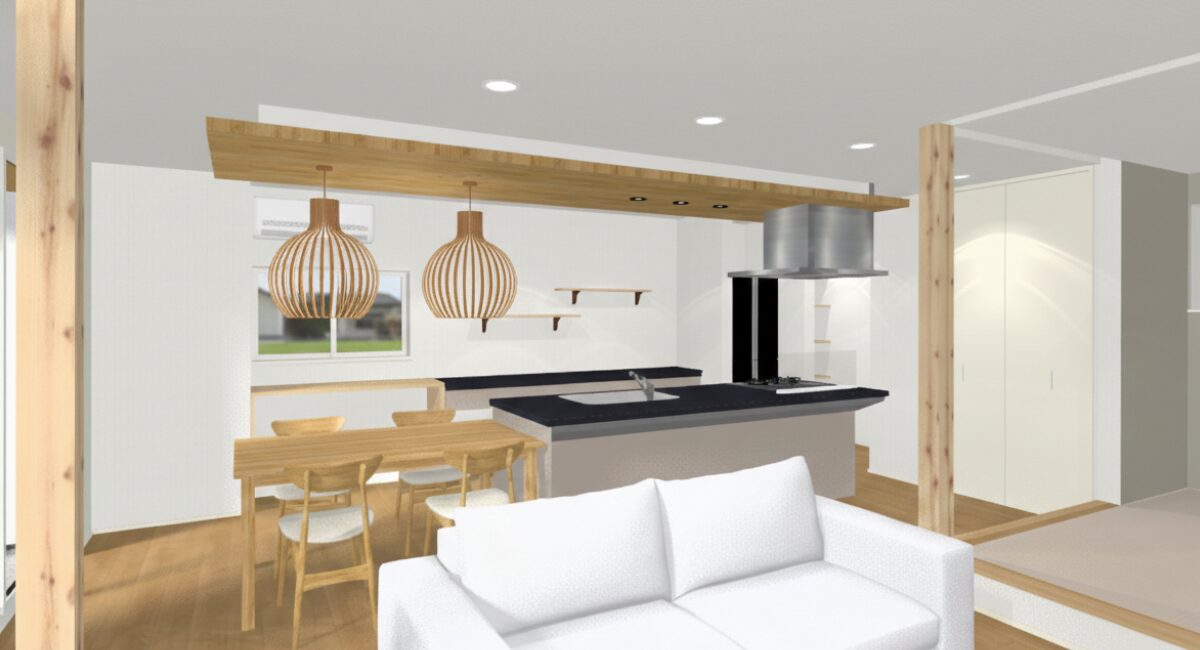 建築家とつくる、奥様の想いが詰まった、光あふれるジャパンディな空間