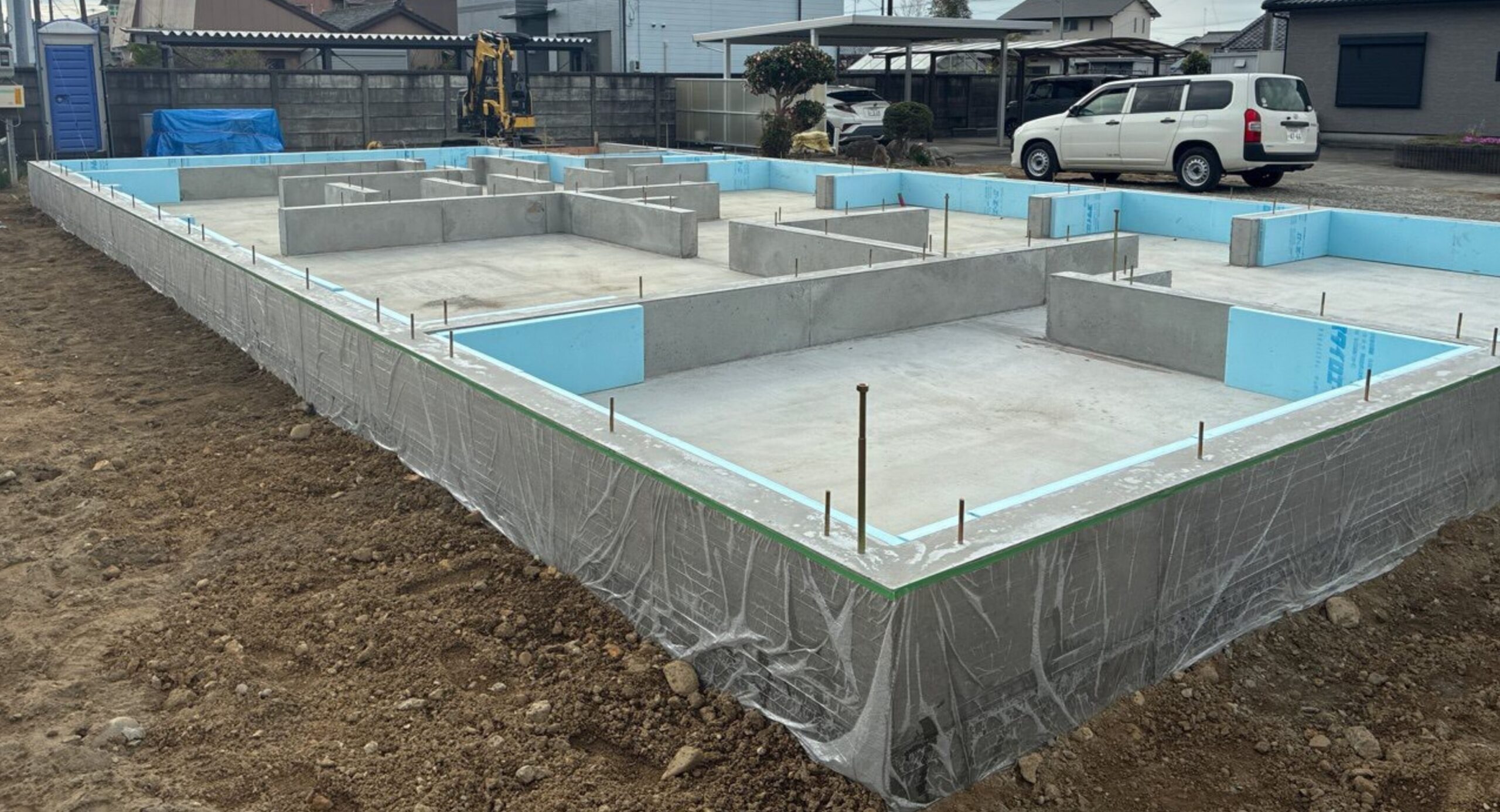 ついに基礎がお披露目!